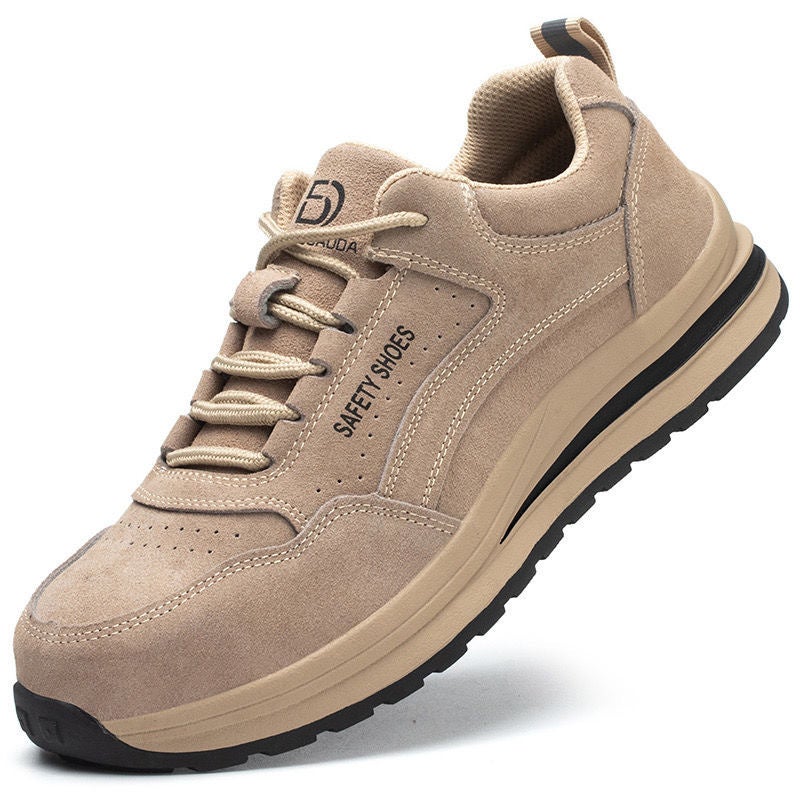 Labor Protection Shoes Men'S Wear-Resistant Summer Breathable Welder Four-Season Women'S Lightweight Anti-Smashing And Stab-Resistant Steel Toe Insulated Shoes - Image 1